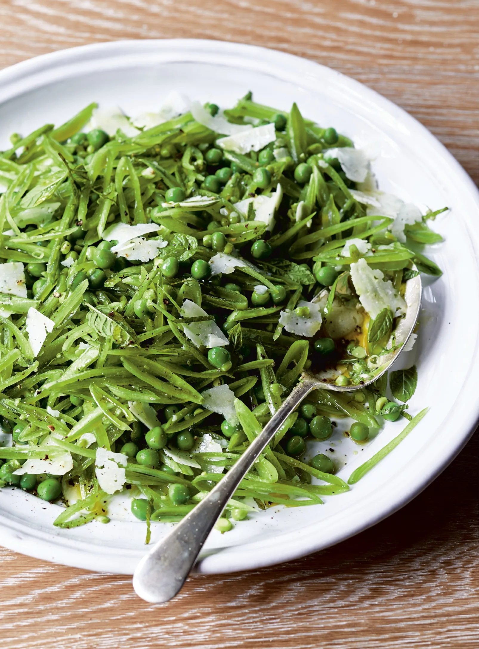 Ina Garten Fresh Pea Salad With Mint and Manchego