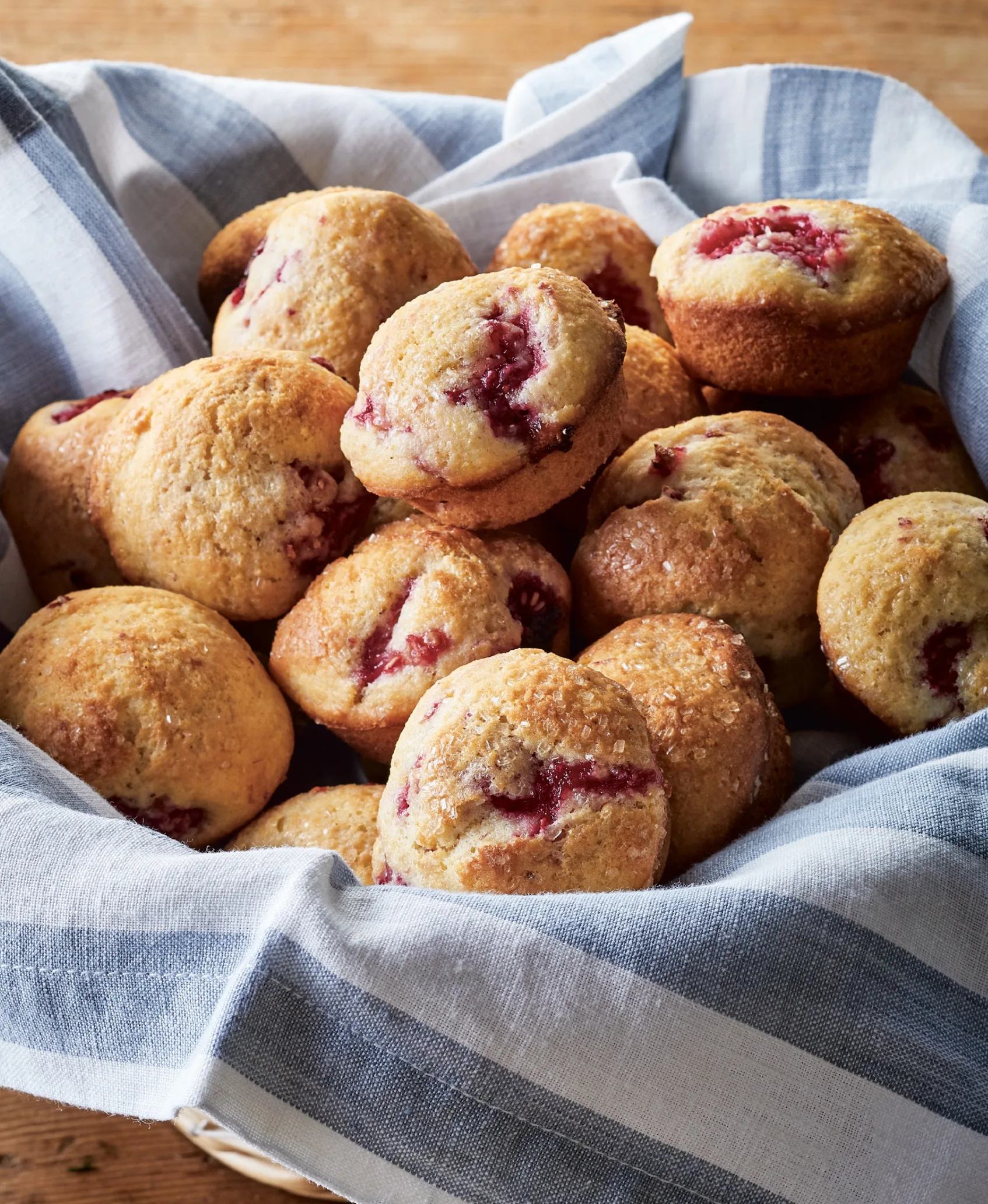 Ina Garten Fresh Raspberry Mini Corn Muffins