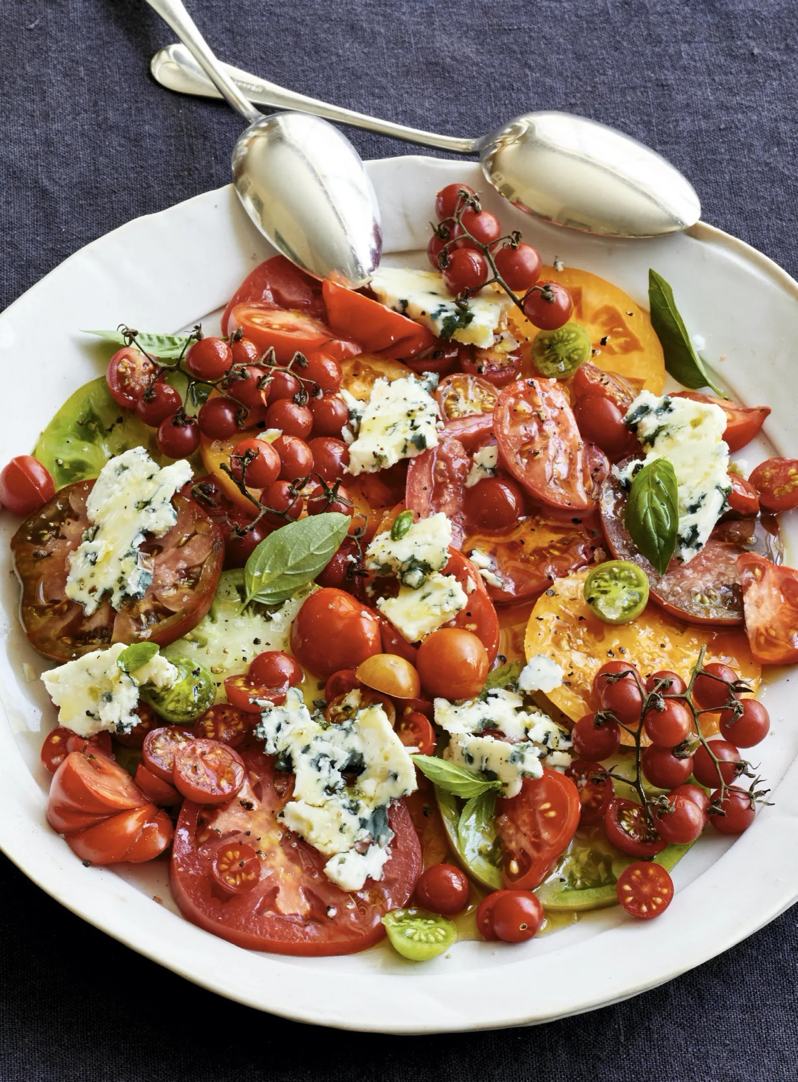 Ina Garten Heirloom Tomato and Blue Cheese Salad