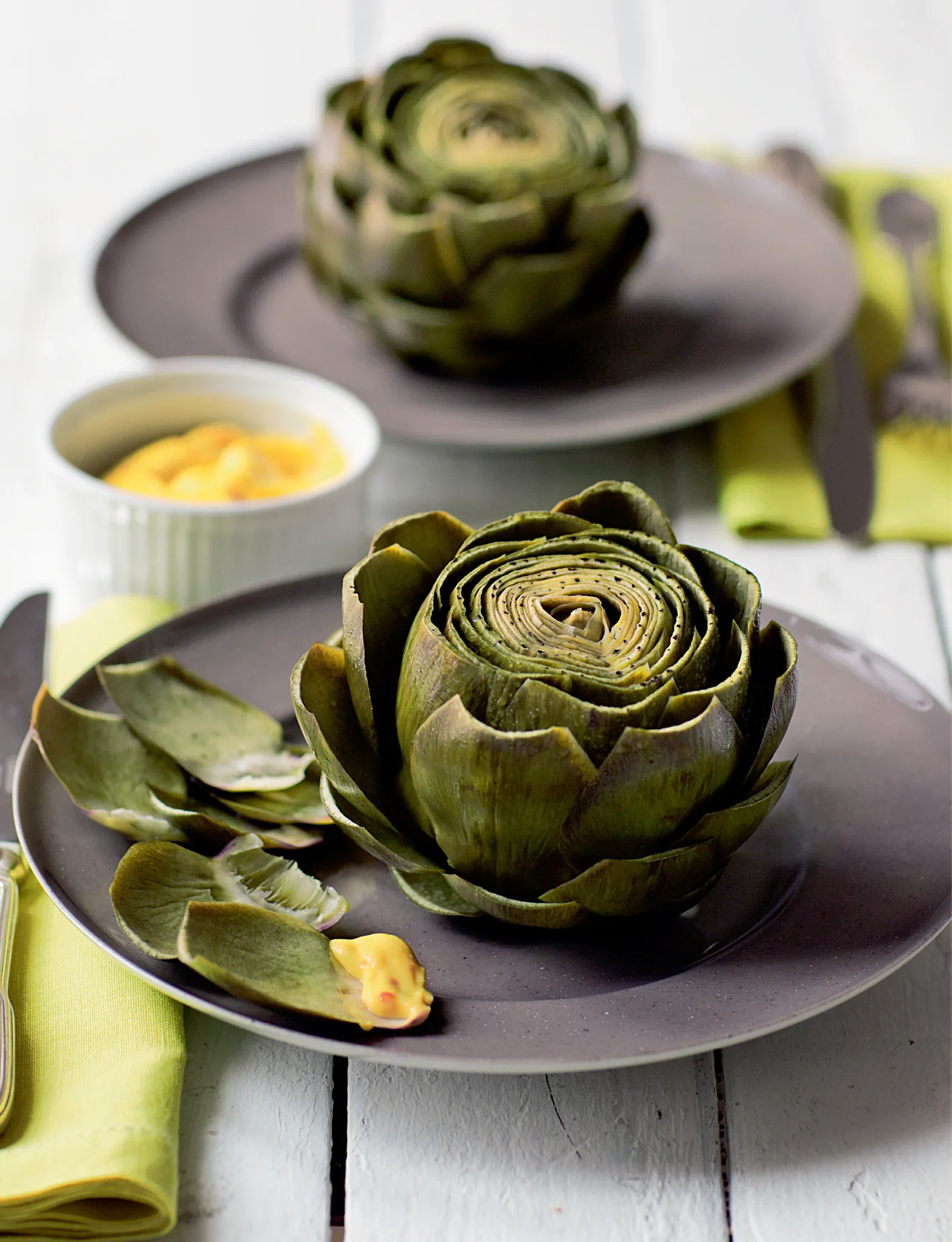 Ina Garten Artichokes with Lemon-Tarragon Aioli
