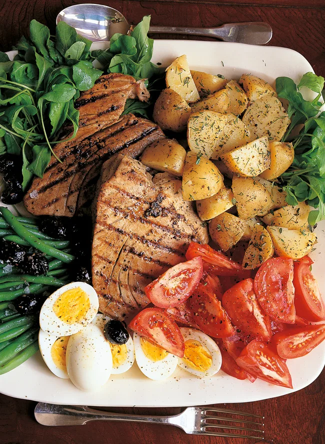 Ina Garten Grilled Tuna Niçoise Platter