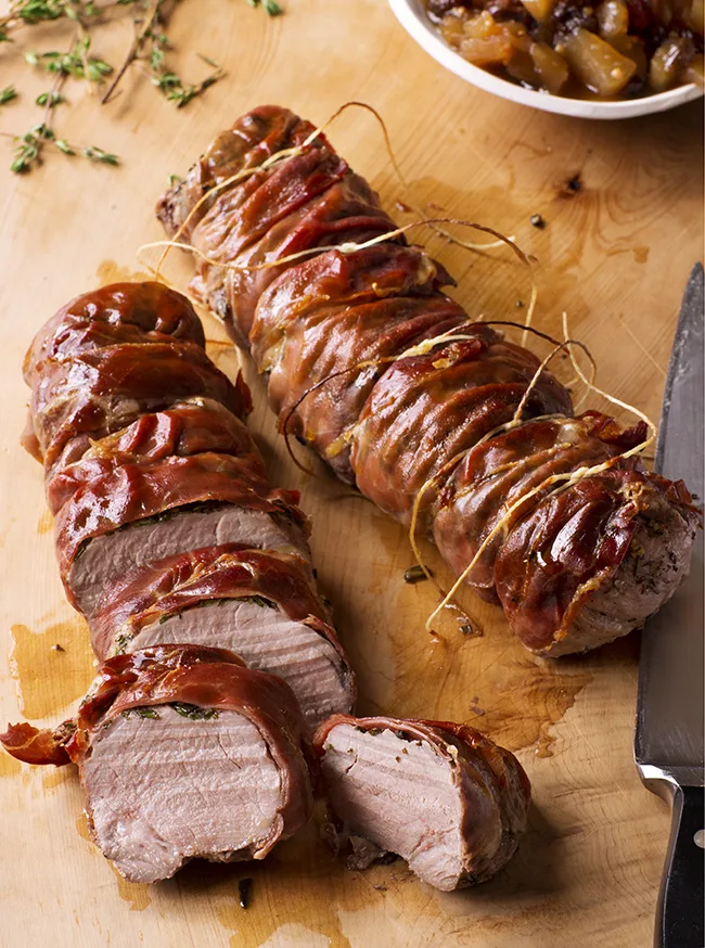 Ina Garten Herbed Pork Tenderloins with Apple Chutney