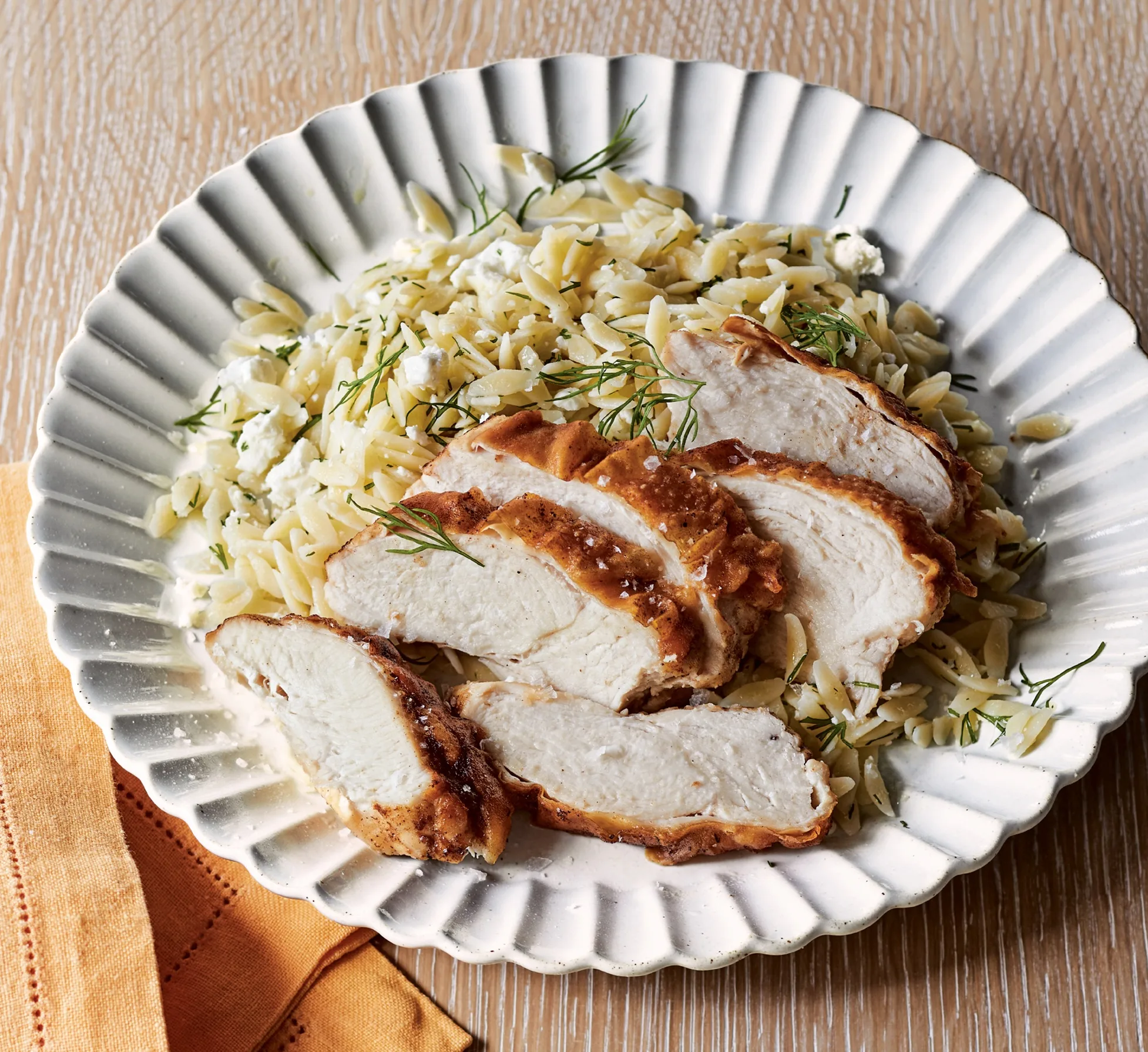 Ina Garten Lemon Orzo with Feta