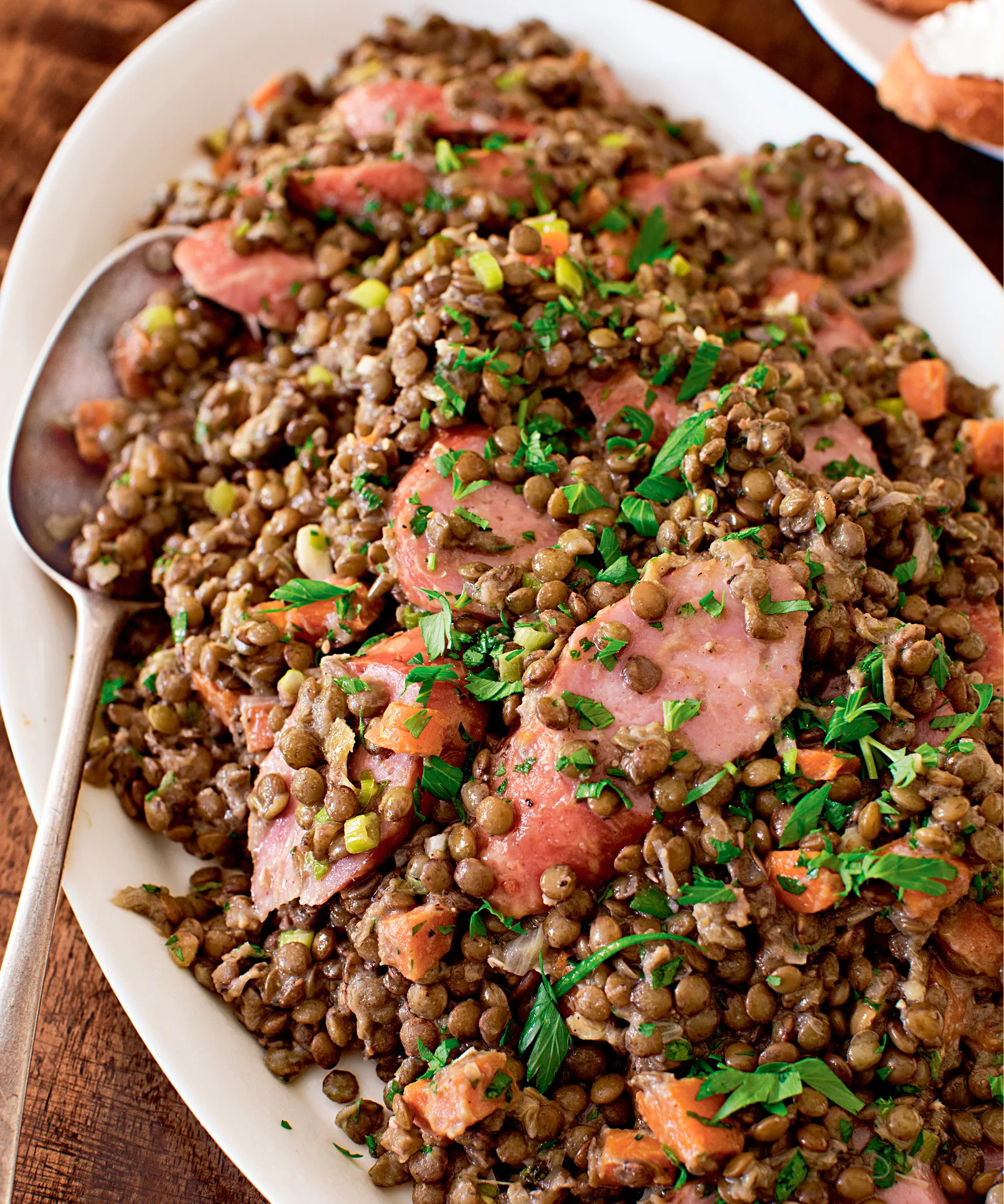 Ina Garten Lentil and Kielbasa Salad