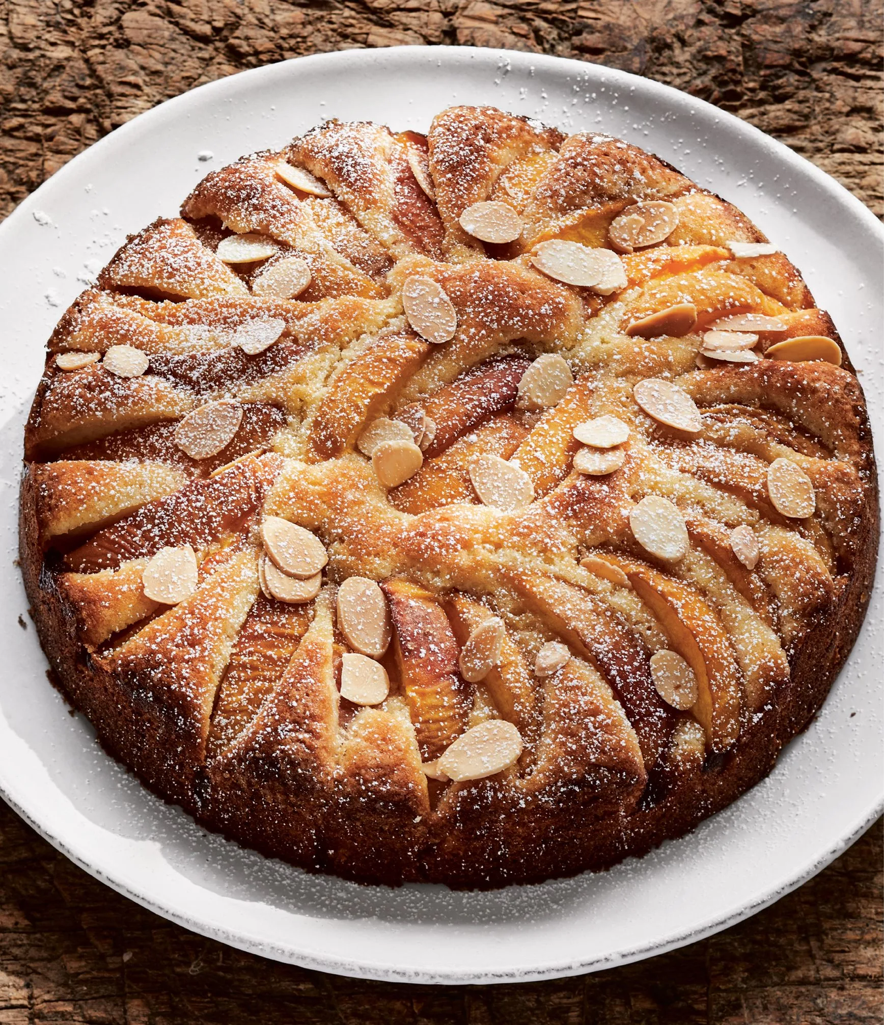 Ina Garten Peach Almond Torte