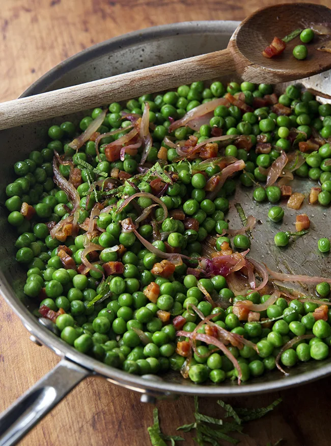 Ina Garten Peas and Pancetta