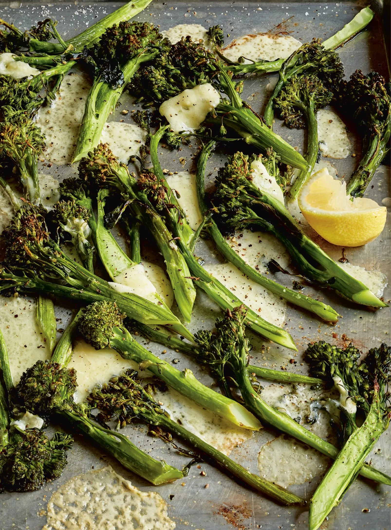 Ina Garten Roasted Broccolini and Cheddar