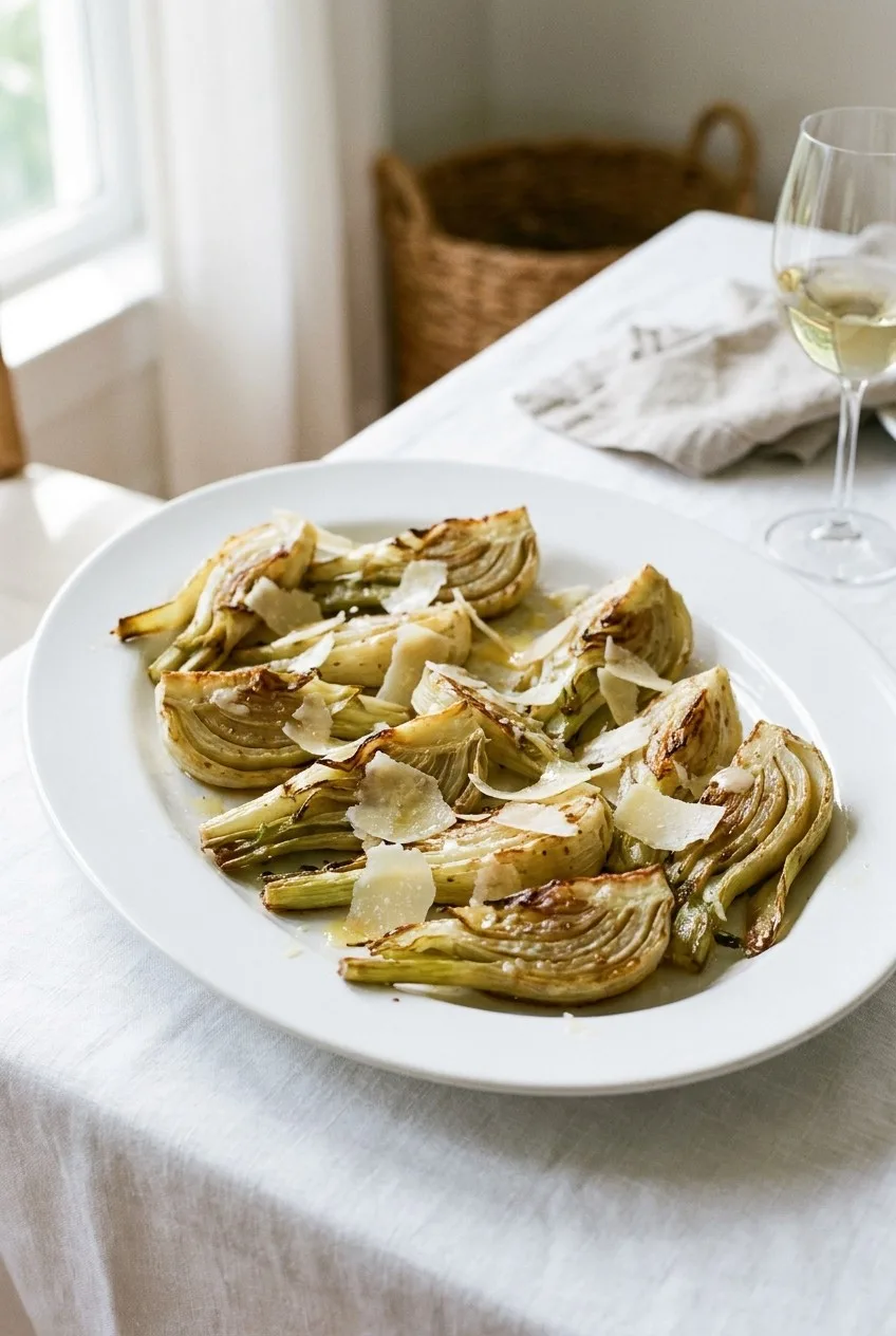 Ina Garten Roasted Fennel with Parmesan
