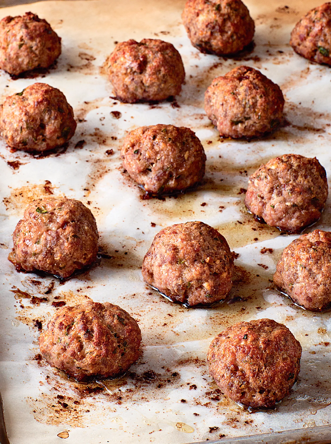 Ina Garten Roasted Italian Meatballs