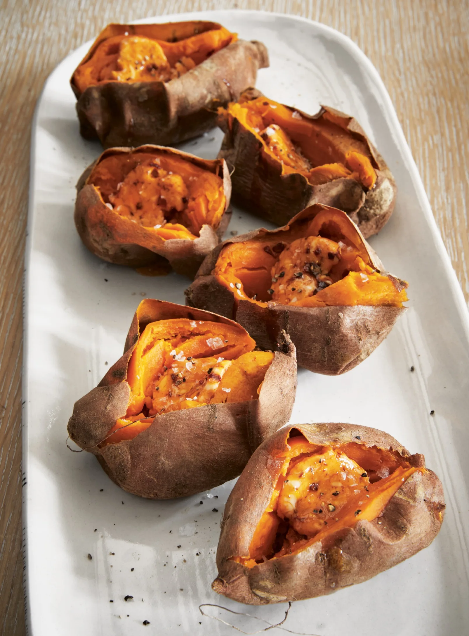 Ina Garten Roasted Sweet Potatoes with Chipotle Orange Butter