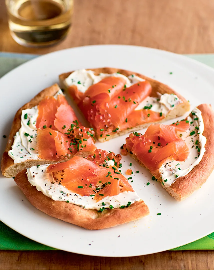 Ina Garten Smoked Salmon Pizzas