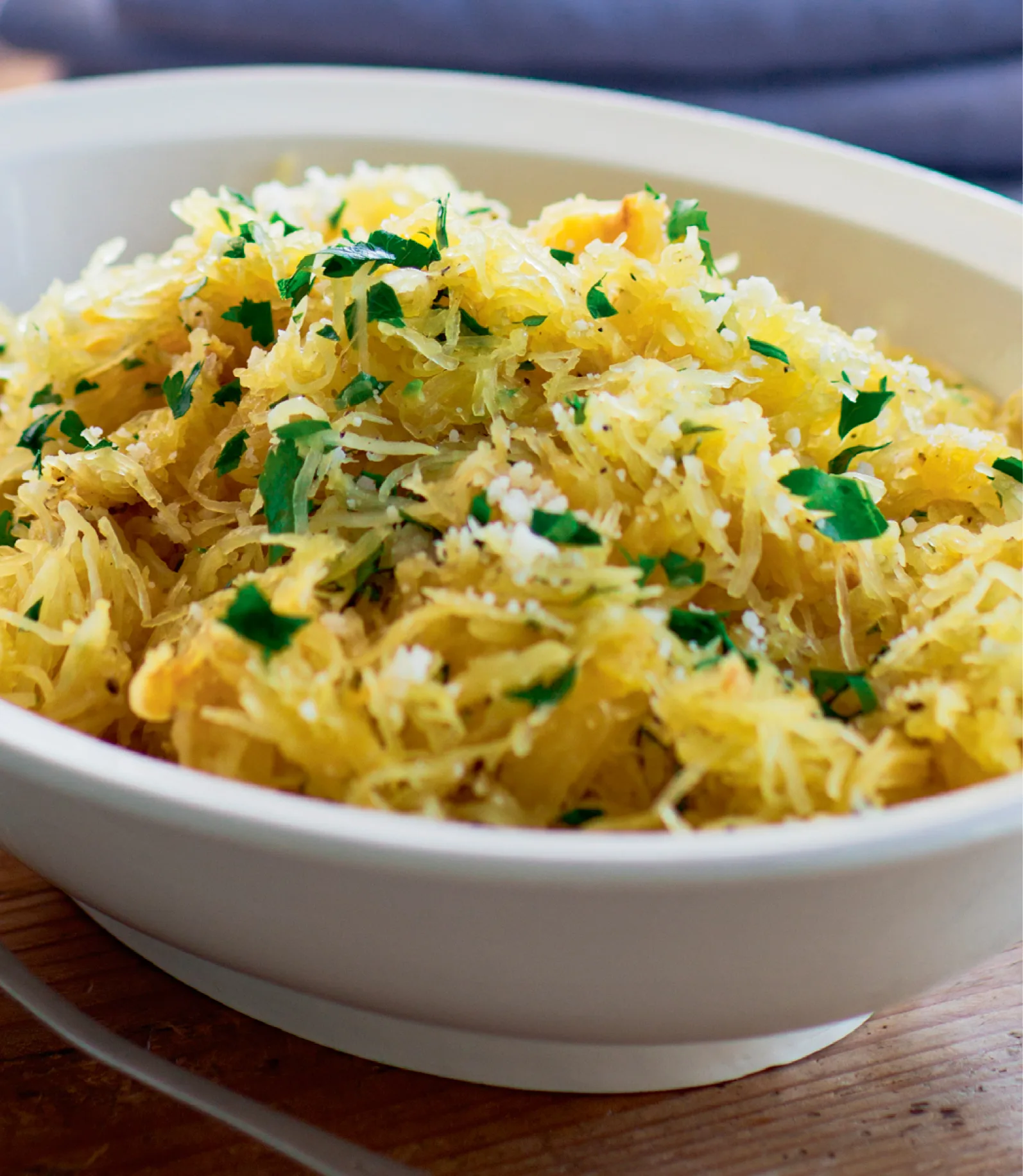 Ina Garten Spaghetti Squash with Garlic and Parmesan