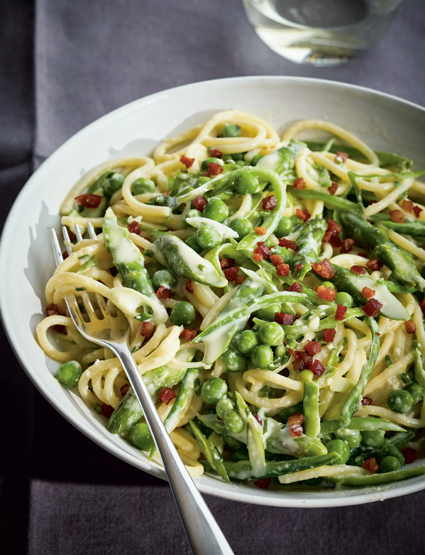 Ina Garten Spring Green Spaghetti Carbonara