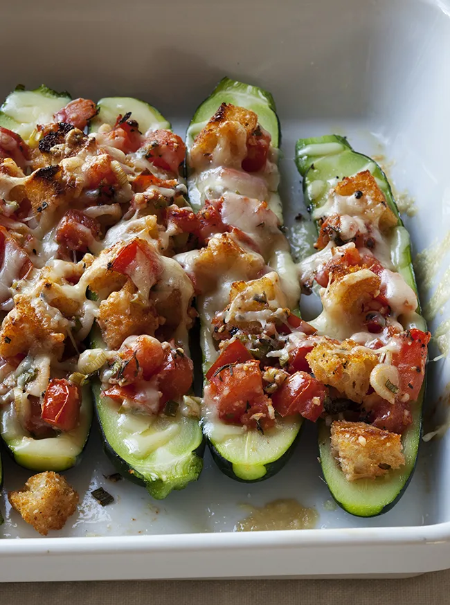 Ina Garten Stuffed Zucchini