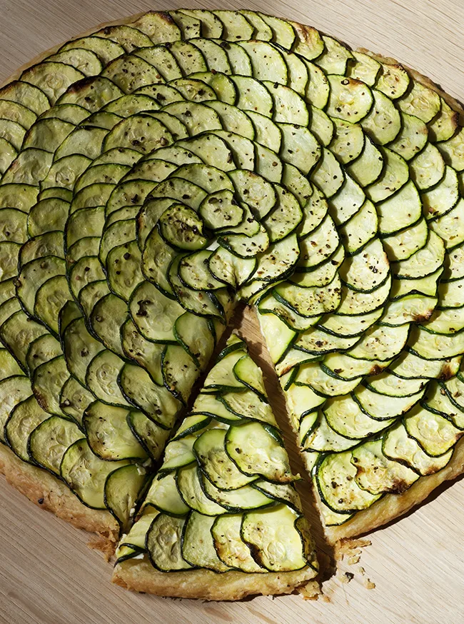 Ina Garten Zucchini and Goat Cheese Tart